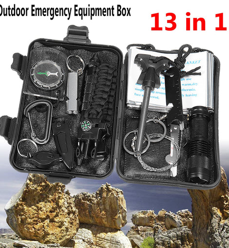 216 Pcs Survival First Aid kit, Professional Survival Gear Equipment Tools  First Aid Supplies for SOS Emergency Hiking Hunting Disaster Camping  Adventures Green